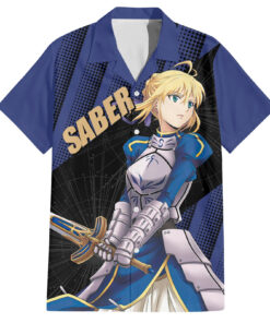 Chemise hawaïenne Saber Alter Fate Stay Night Heavens Feel anime