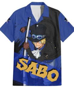 Chemise hawaïenne Sabo One Piece anime