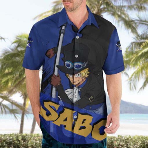 Chemise hawaïenne Sabo One Piece anime – Image 3