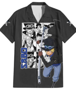 Chemise hawaïenne Sabo One Piece anime mix manga