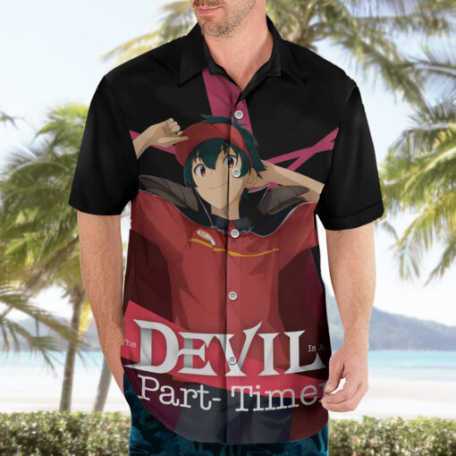 Chemise hawaïenne Sadao Maou The Devil is a Part Timer anime – Image 3
