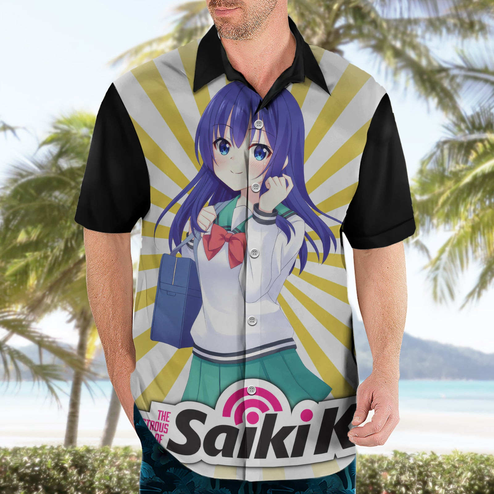 Chemise hawaïenne Saiki K Kokomi Teruhashi La Vie Désastreuse de Saiki K – Image 3