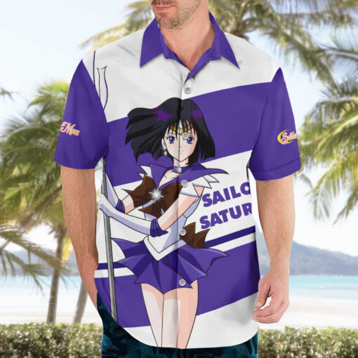 Chemise hawaïenne Sailor Saturn Sailor Moon anime – Image 3