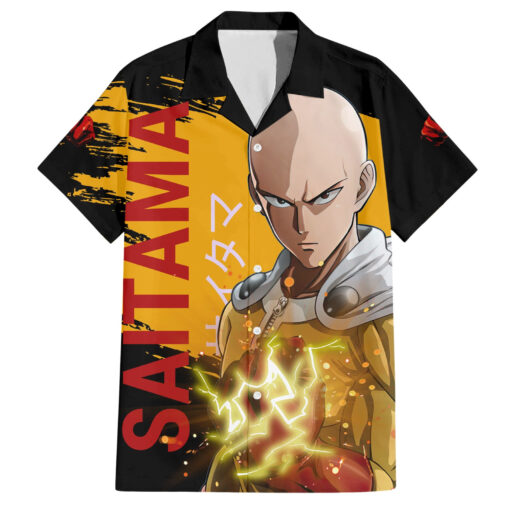 Chemise hawaïenne Saitama One Punch Man drôle et cool anime