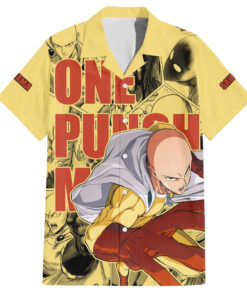 Chemise hawaïenne Saitama One Punch Man anime