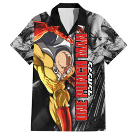 Chemise hawaïenne Saitama One Punch Man anime mix manga