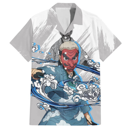 Chemise hawaïenne Sakonji Urokodaki Demon Slayer