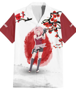Chemise hawaïenne Sakura Haruno Dragon Ball anime