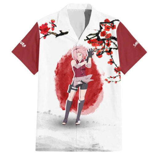 Chemise hawaïenne Sakura Haruno Dragon Ball anime