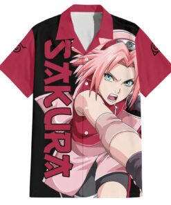 Chemise hawaïenne Sakura Haruno Naruto anime