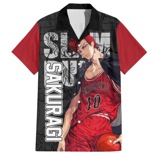 Chemise hawaïenne Sakuragi Slam Dunk anime