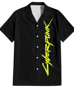 Chemise hawaïenne Cyberpunk samouraï anime
