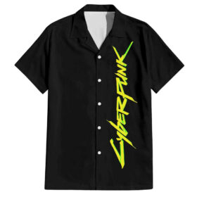 Chemise hawaïenne Cyberpunk samouraï anime