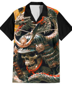 Chemise hawaïenne Samouraï Yakuza Japon art