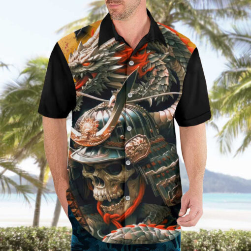 Chemise hawaïenne Samouraï Yakuza Japon art – Image 3
