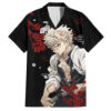 Chemise hawaïenne Sanemi Shinazugawa Demon Slayer anime Japon
