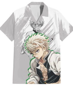 Chemise hawaïenne Sanemi Shinazugawa Demon Slayer