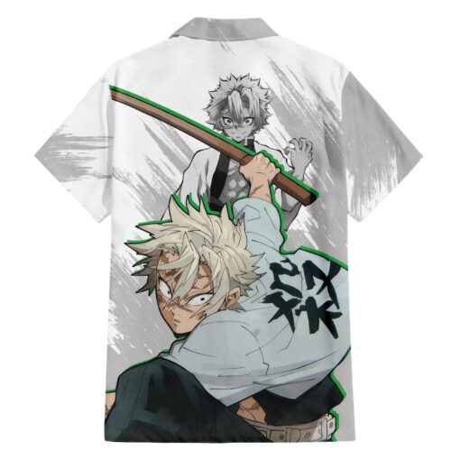 Chemise hawaïenne Sanemi Shinazugawa Demon Slayer – Image 2