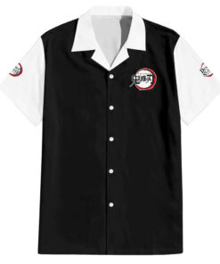 Chemise hawaïenne Sanemi Shinazugawa Kimesu no Yaiba anime
