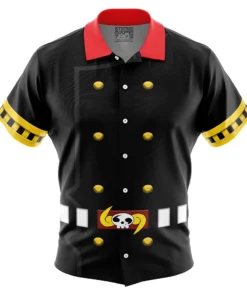 Chemise hawaïenne Sanji Germa Stealth Noir One Piece