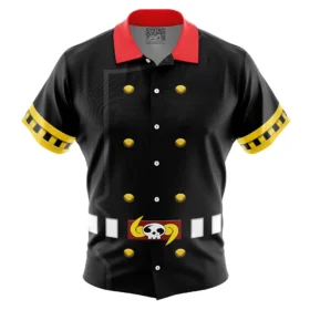 Chemise hawaïenne Sanji Germa Stealth Noir One Piece