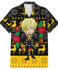 Chemise hawaïenne Sanji One Piece anime mix Noël