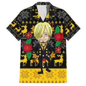 Chemise hawaïenne Sanji One Piece anime mix Noël