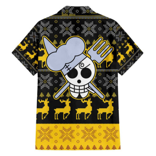 Chemise hawaïenne Sanji One Piece anime mix Noël – Image 2