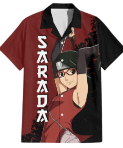 Chemise hawaïenne Sarada Uchiha Boruto