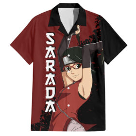 Chemise hawaïenne Sarada Uchiha Boruto