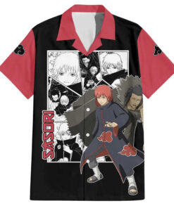 Chemise hawaïenne Sasori Naruto anime mix manga