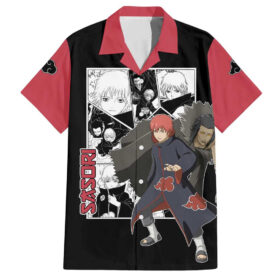 Chemise hawaïenne Sasori Naruto anime mix manga