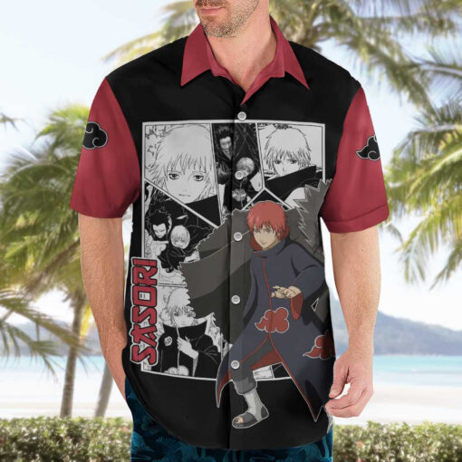 Chemise hawaïenne Sasori Naruto anime mix manga – Image 3