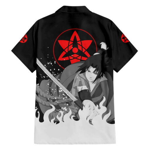 Chemise hawaïenne Sasuke Uchiha Naruto – Image 2