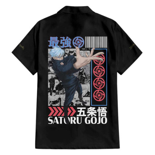 Chemise hawaïenne Satoru Gojo Jujutsu Kaisen anime – Image 2