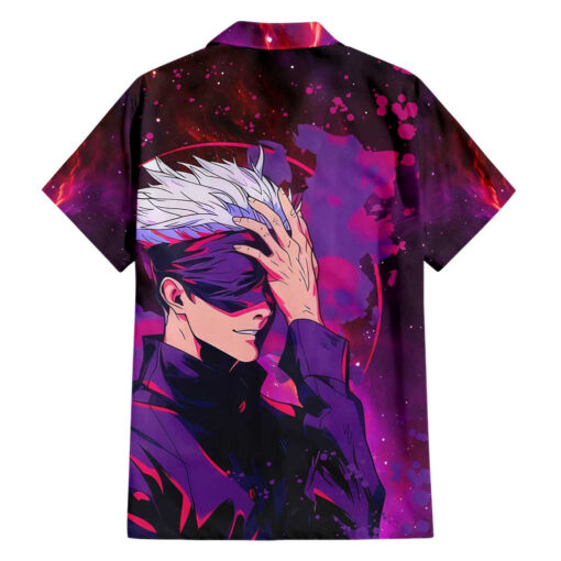 Chemise hawaïenne Satoru Gojo Jujutsu Kaisen anime galaxie – Image 2