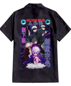 Chemise hawaïenne Satoru Gojo Jujutsu Kaisen anime V2