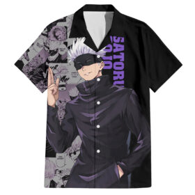 Chemise hawaïenne Satoru Gojo Jujutsu Kaisen manga