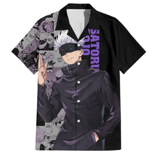 Chemise hawaïenne Satoru Gojo Jujutsu Kaisen manga