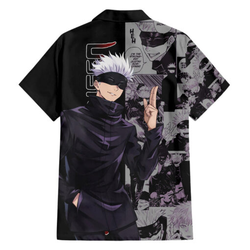Chemise hawaïenne Satoru Gojo Jujutsu Kaisen manga – Image 2