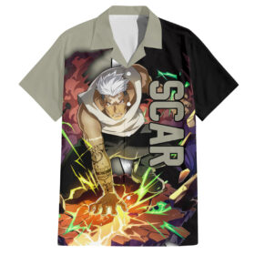 Chemise hawaïenne Scar Fullmetal Alchemist manga