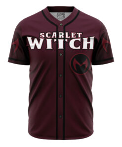Maillot de baseball Sorcière Rouge Marvel