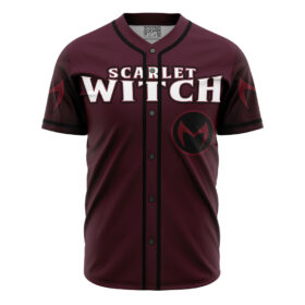 Maillot de baseball Sorcière Rouge Marvel