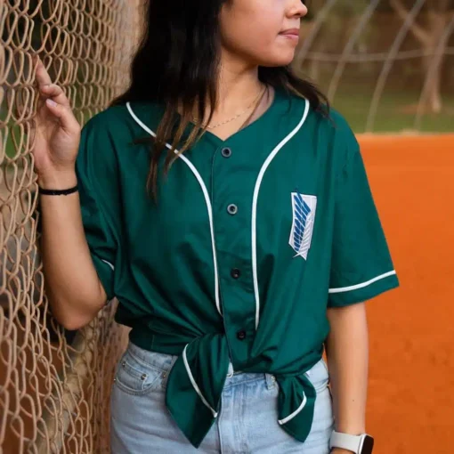 Maillot de baseball Régiment d'Éclaireurs Attack on Titan – Image 3