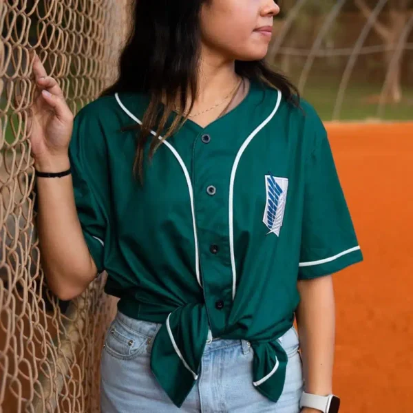 Maillot de baseball Régiment d'Éclaireurs Attack on Titan – Image 3