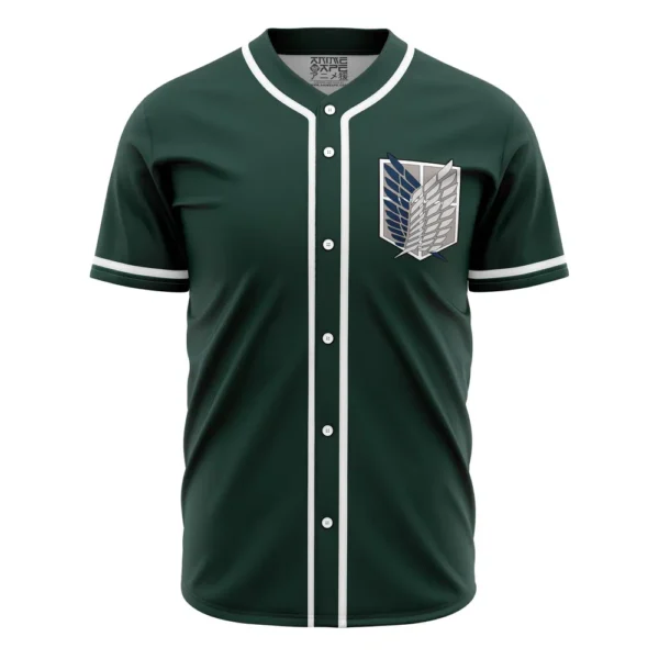 Maillot de baseball Régiment d'Éclaireurs Attack on Titan