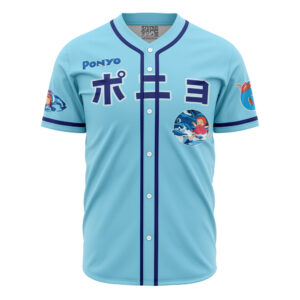 Maillot de baseball Créatures Marines Ponyo Studio Ghibli