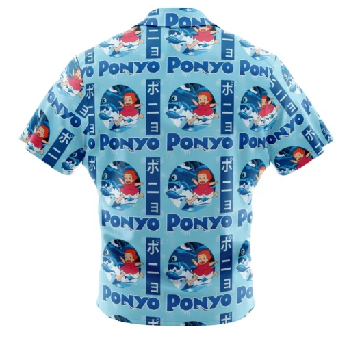 Chemise hawaïenne Créatures marines Ponyo Studio Ghibli – Image 2