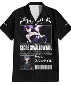 Chemise hawaïenne Secre Swallowtail Black Clover anime