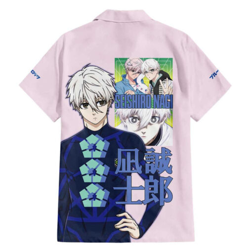 Chemise hawaïenne Seishiro Nagi Blue Lock anime Japon – Image 2